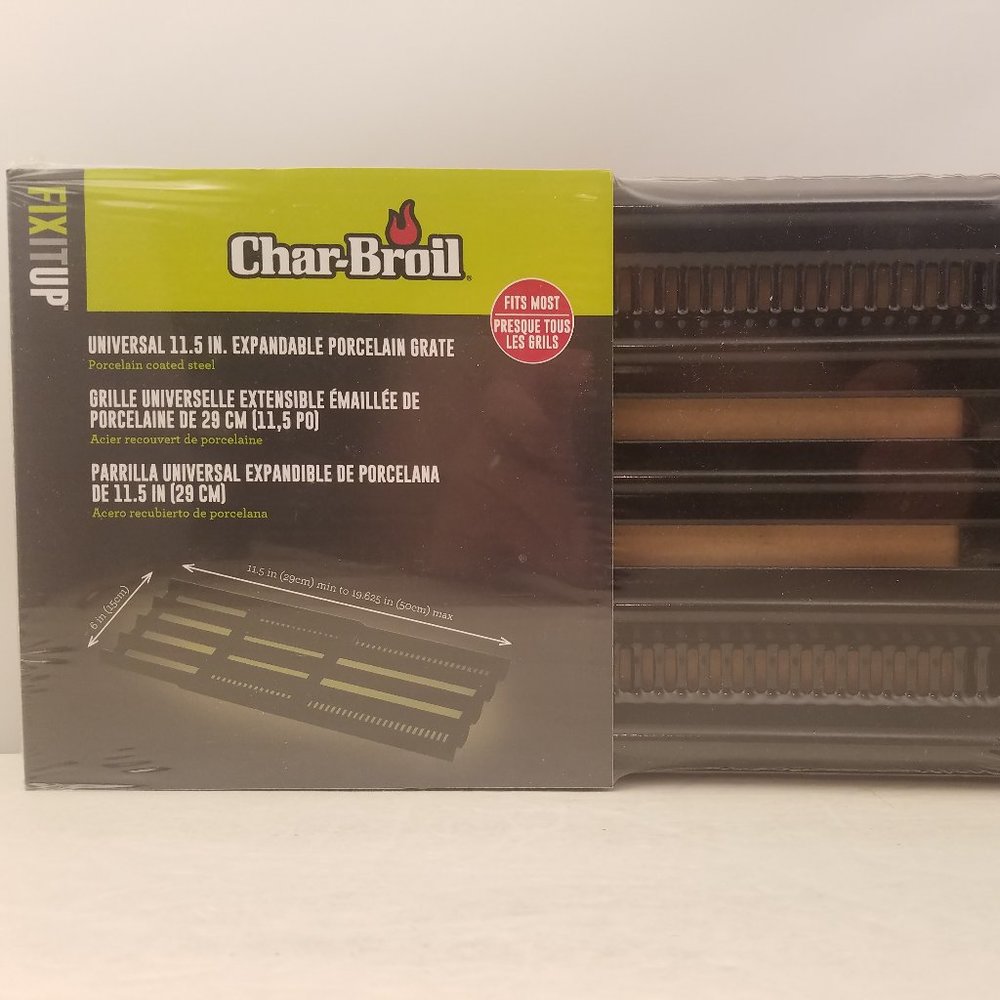 Char-Broil Fix It Up Universal 11.5 inch Expandable Porcelain Grate